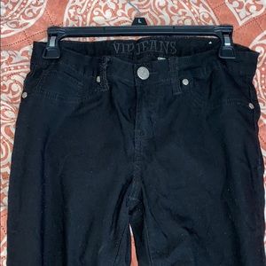 Black skinny spandex like jeans